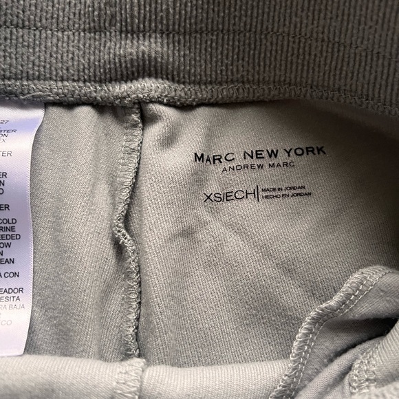 MARC NEW YORK Ribbed Gray Joggers - Picture 3 of 7